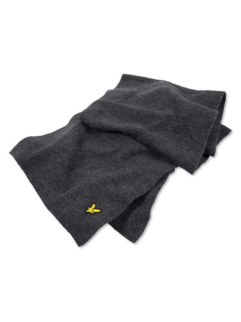 Alternatives Bild 1 zu Grauer Lambswoolschal