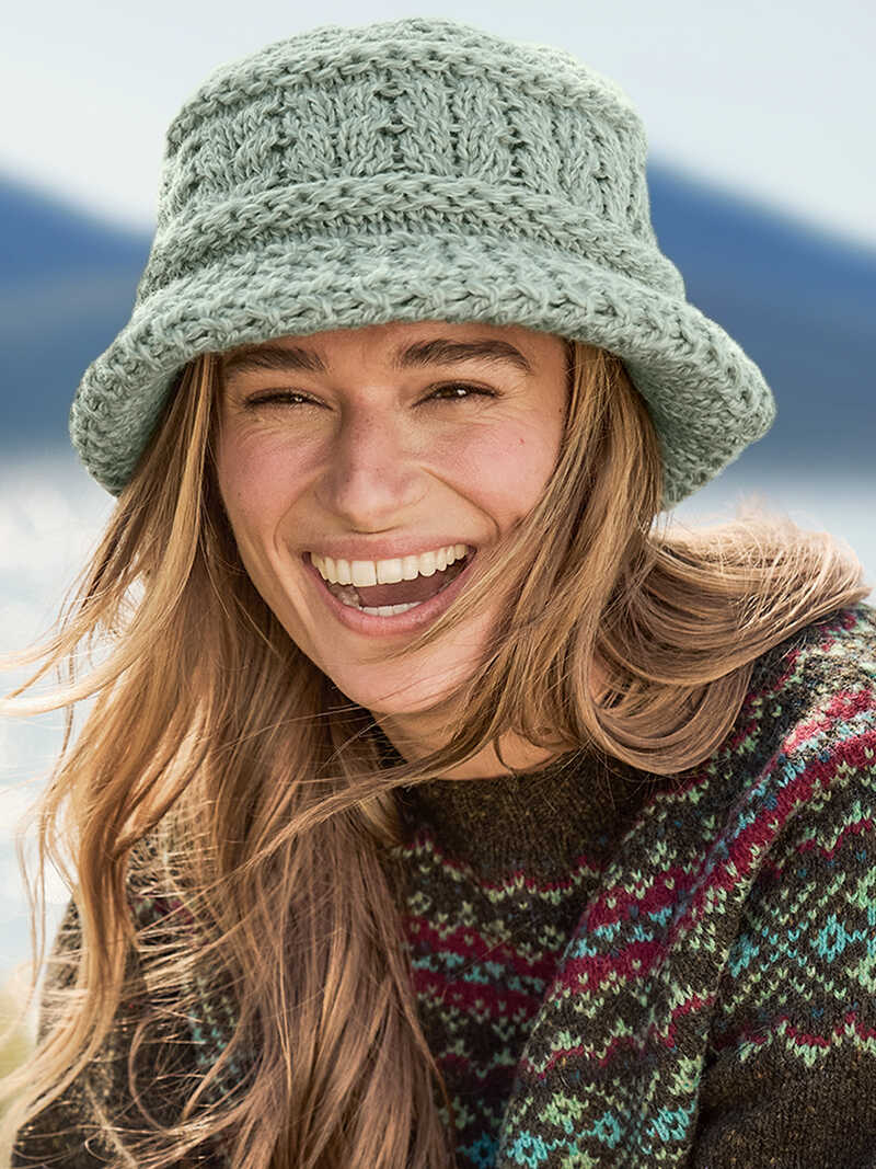 Produktbild zu Irischer Aran-Strickhut