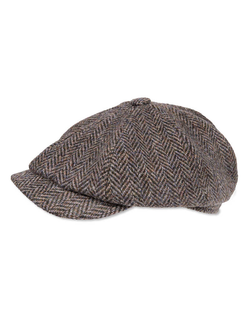 Produktbild zu Harris-Tweed-Kappe im Bakerboy Stil