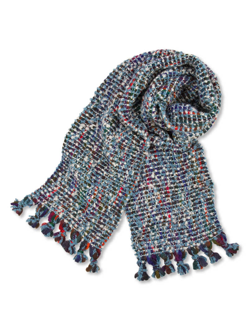 Alternatives Bild 1 zu Wollschal in Tweedoptik