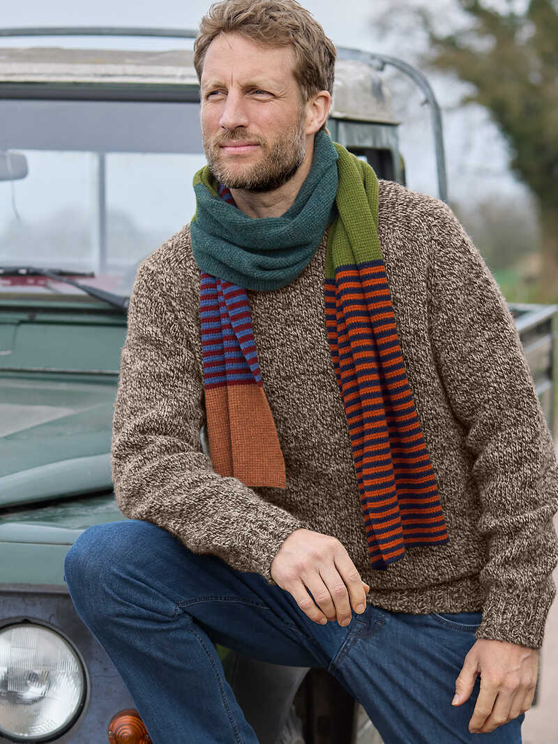 Produktbild zu Streifenschal Colorblocking