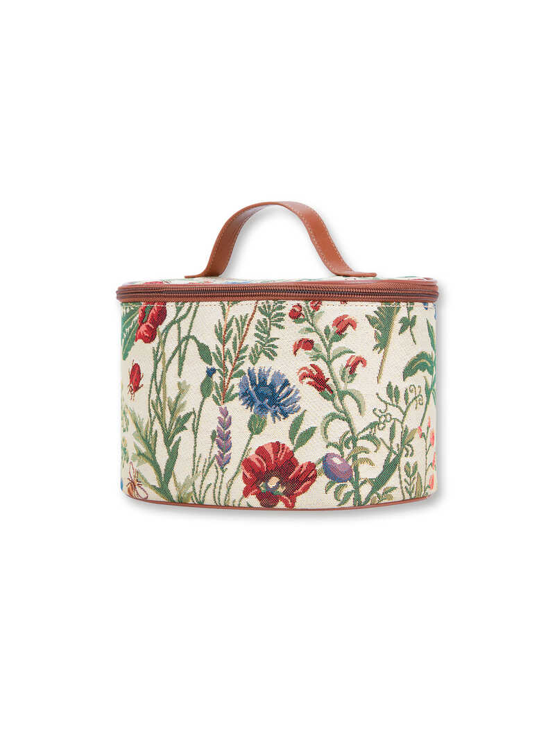 Produktbild zu Kosmetiktasche mit Blumen