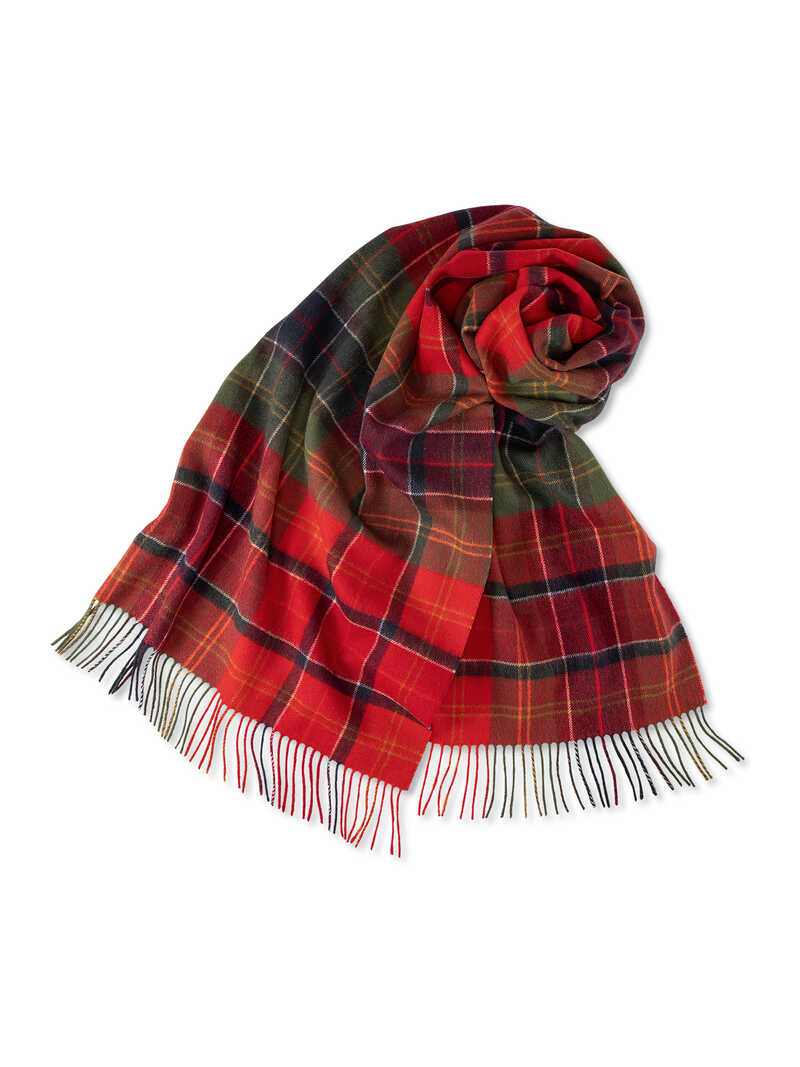 Produktbild zu Lambswool-Schal mit Schottenkaro