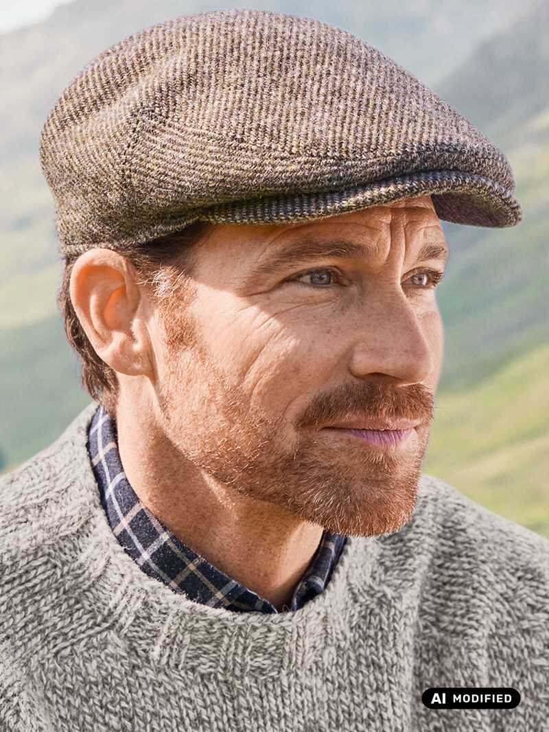 Alternatives Bild 2 zu Tweed-Kappe