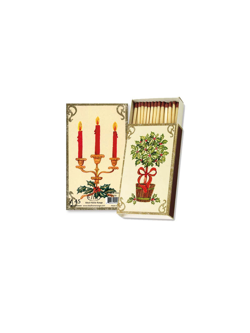 Produktbild zu Streichholzschachtel mit Weihnachtsmotiv