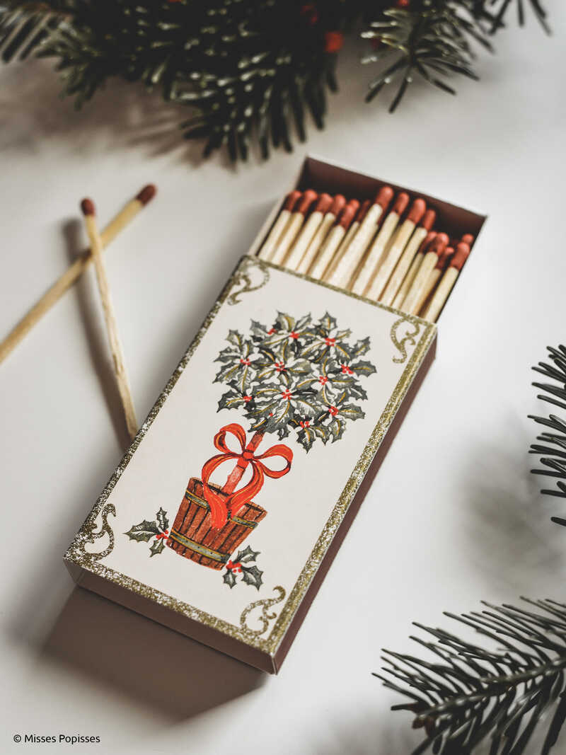 Alternatives Bild 1 zu Streichholzschachtel mit Weihnachtsmotiv