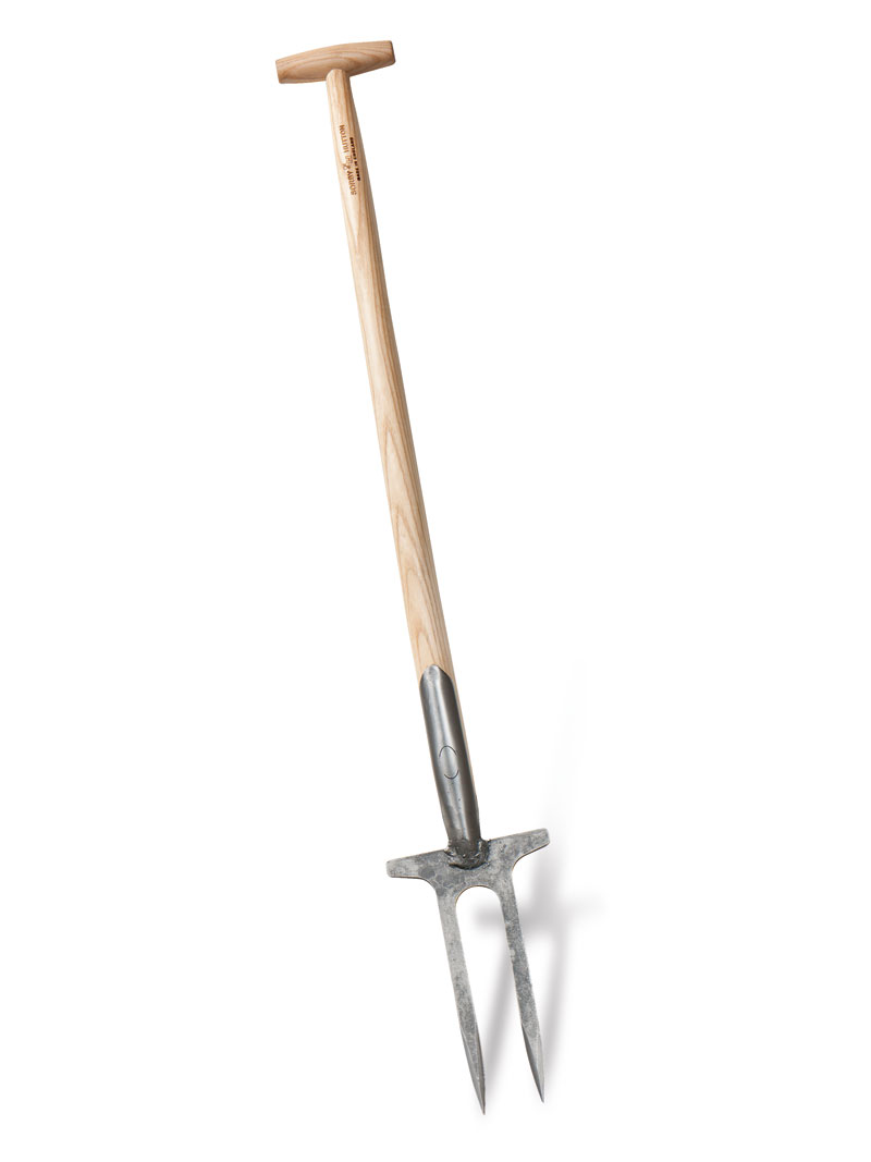 Produktbild zu Rosengabel geschmiedet mit Eschengriff