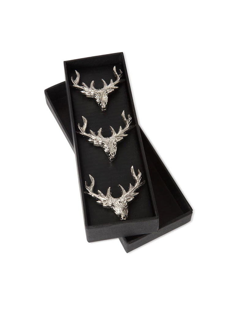 Alternatives Bild 1 zu Kerzenstecker mit Hirsch