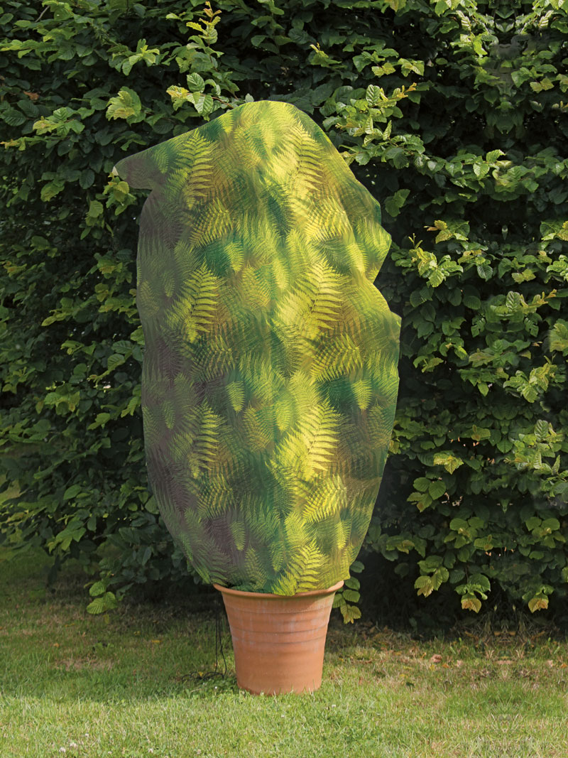 Produktbild zu Groe grne Pflanzenschutzhauben aus Fleece