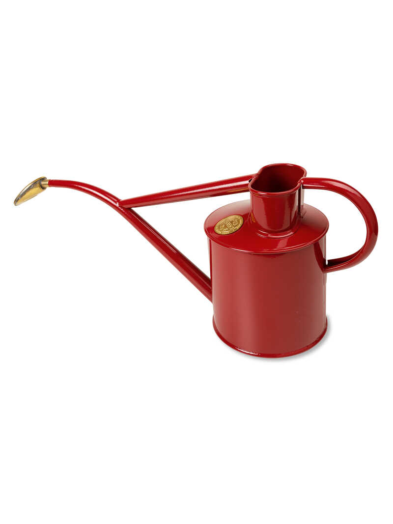 Produktbild zu Rote Gie�kanne aus Stahlblech