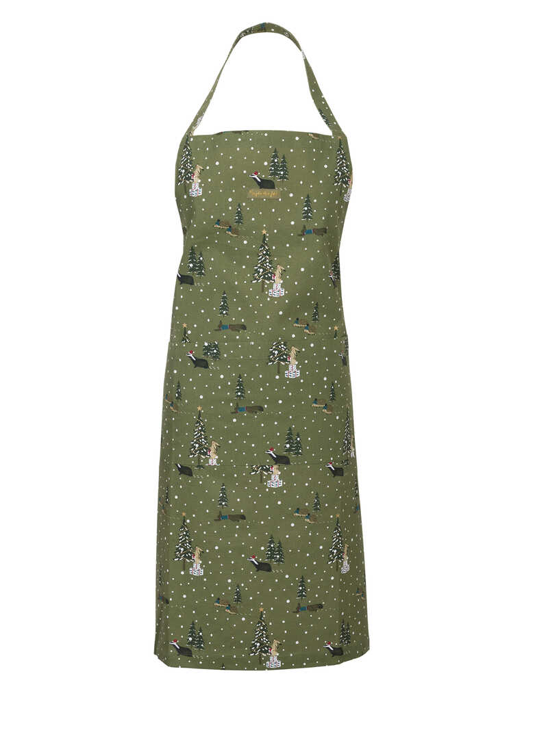 Produktbild zu Kchenschrze mit Weihnachtsmotiv Festive Forest