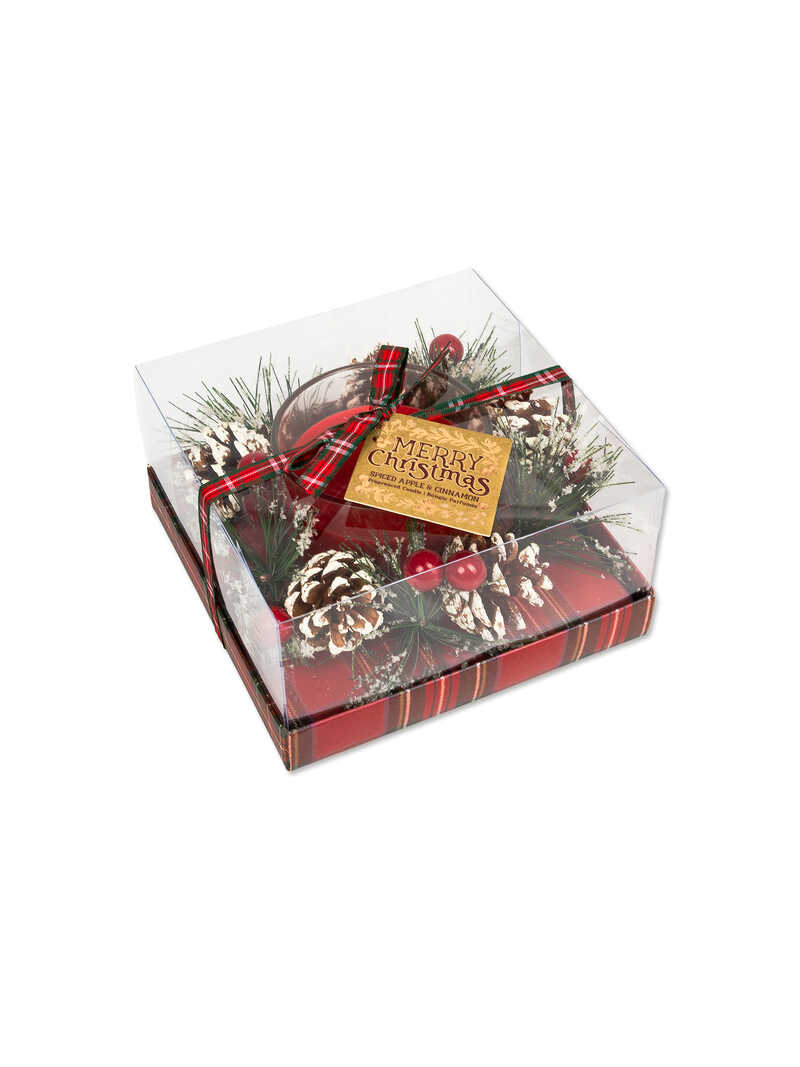 Alternatives Bild 1 zu Kleines Weihnachts-Gesteck mit Duftkerze