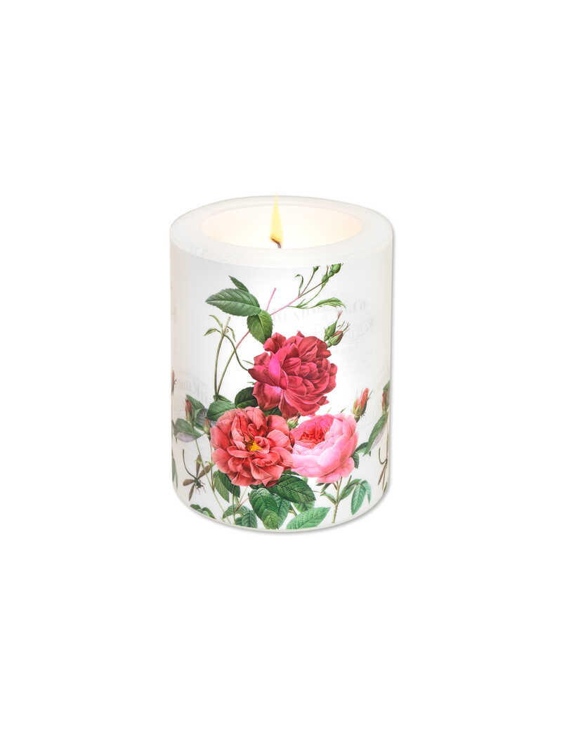 Produktbild zu Windlicht-Kerze Rose