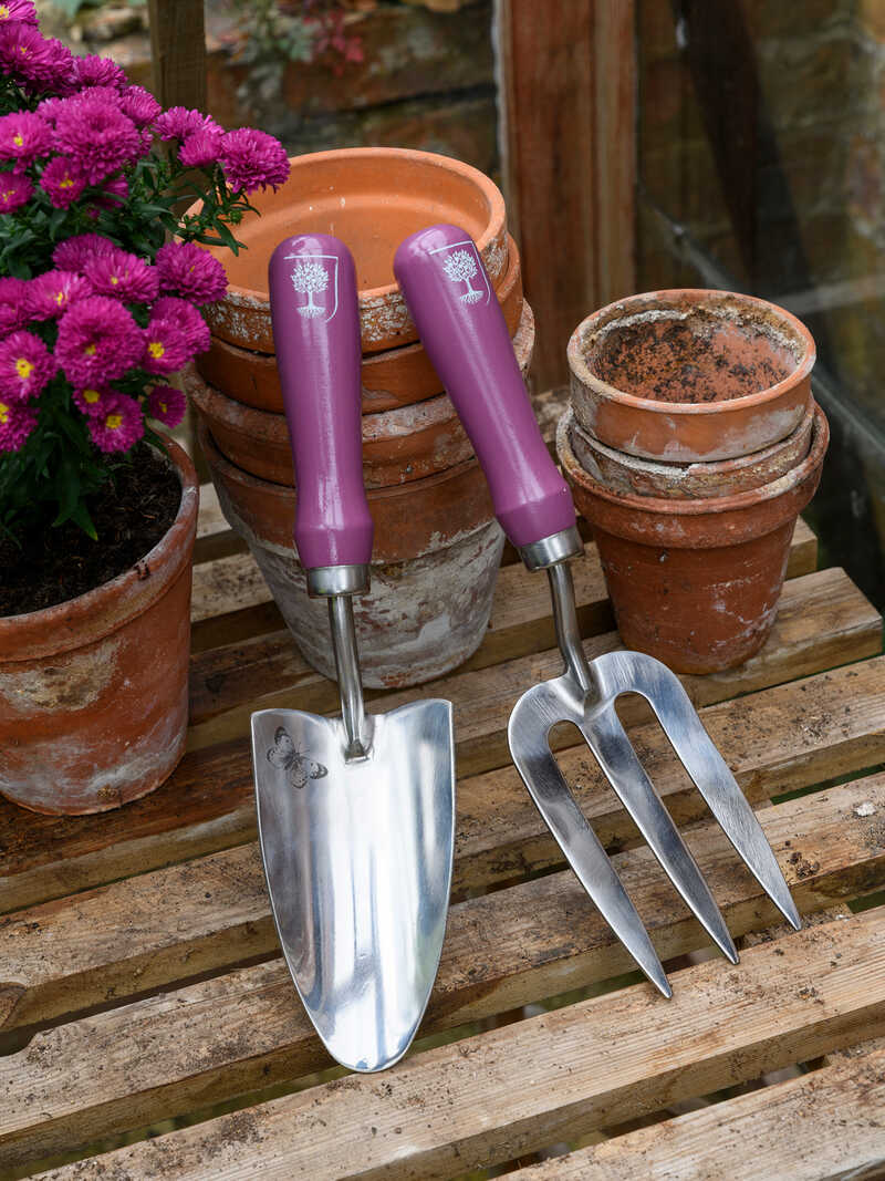 Produktbild zu Garten-Geschenkset Schaufel & Gabel Sommeraster