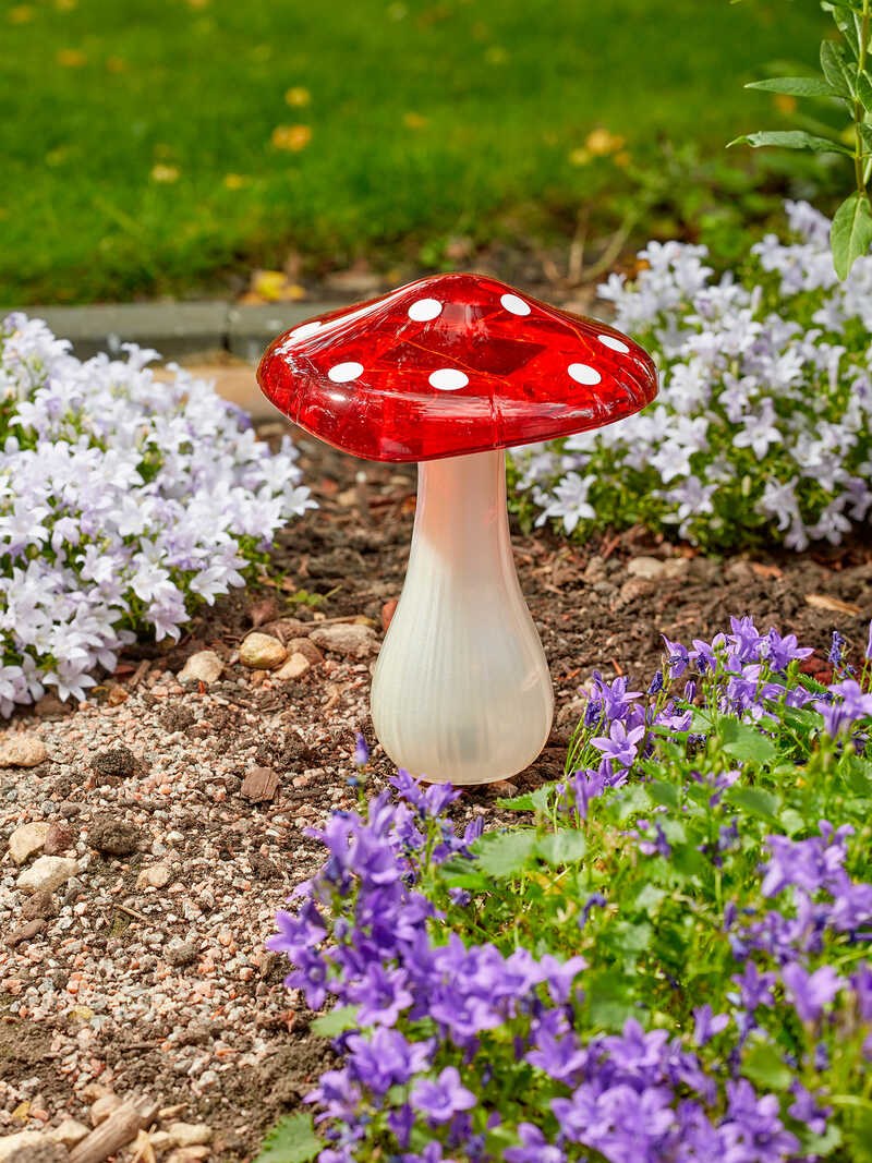 Produktbild zu Solar-Gartenleuchte Fliegenpilz