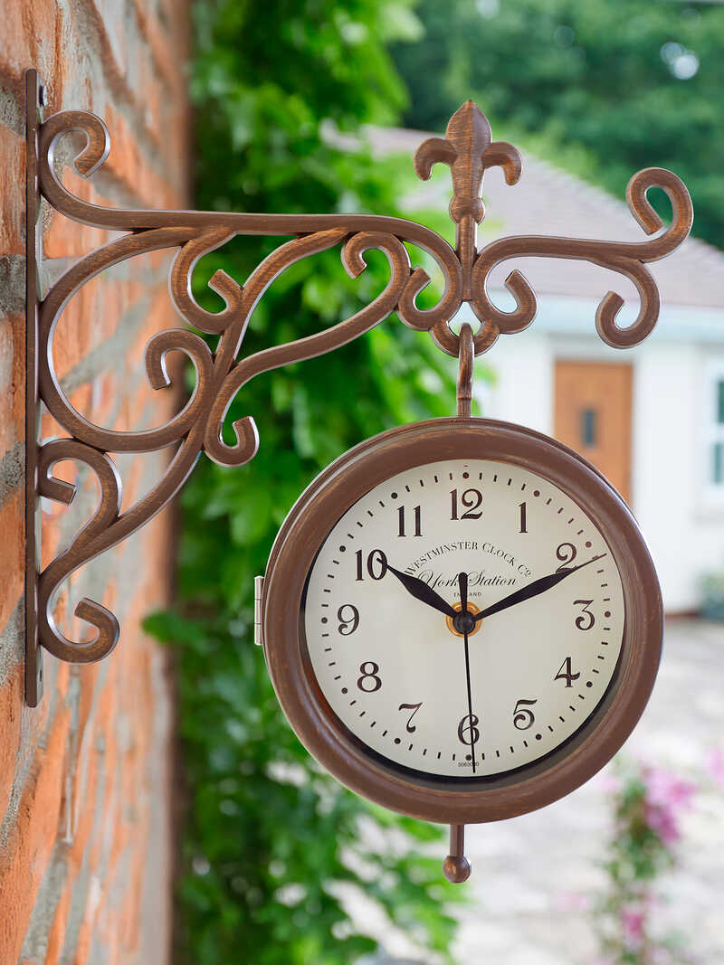 Produktbild zu Wanduhr & Thermometer im viktorianischen Stil