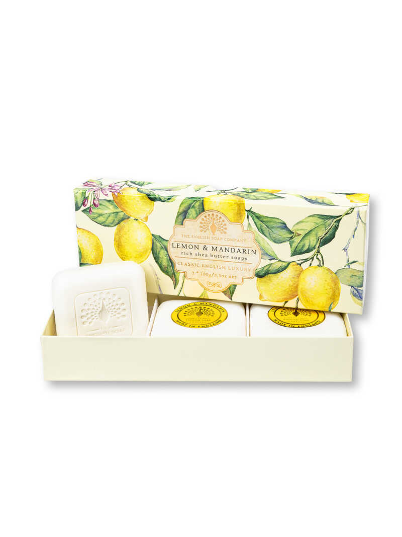 Produktbild zu Seifen-Geschenkset Lemon and Mandarin