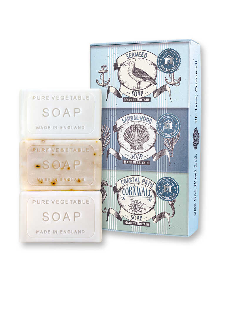 Produktbild zu Seifen-Geschenkset aus Cornwall