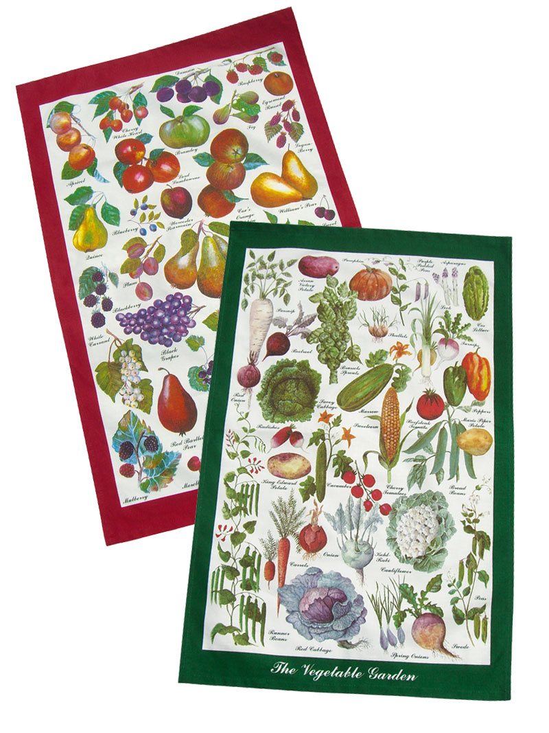 Produktbild zu Geschirrtcher-Set mit Obst und Gemse