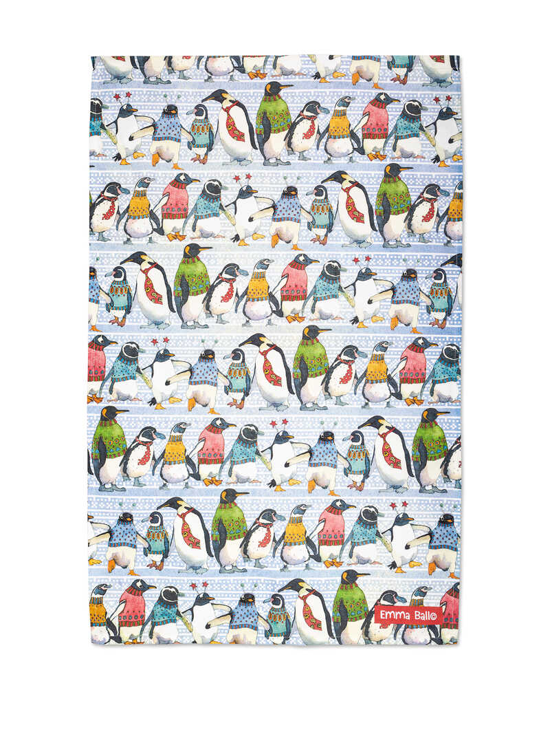 Produktbild zu Geschirrtuch Penguins in Pullovers aus Baumwolle