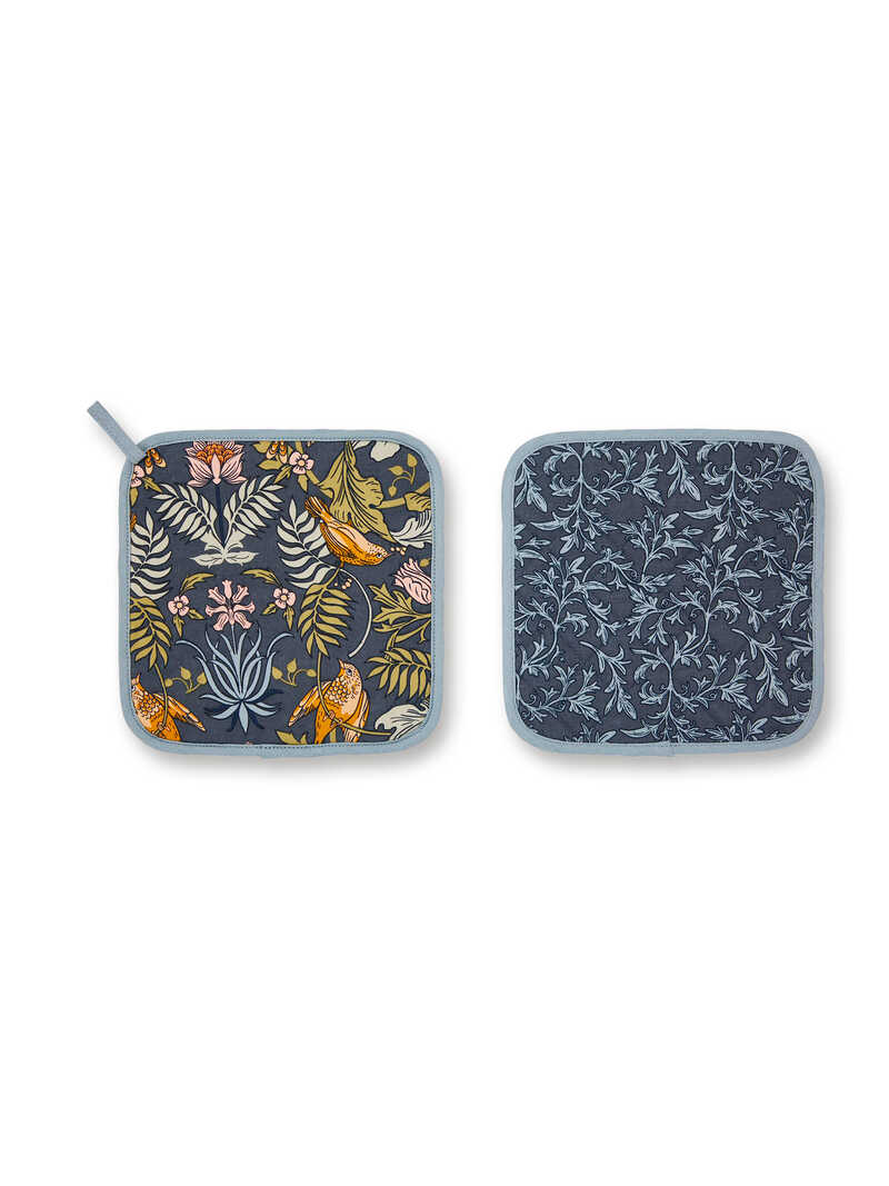 Produktbild zu Topflappen Finch & Flower William Morris Design