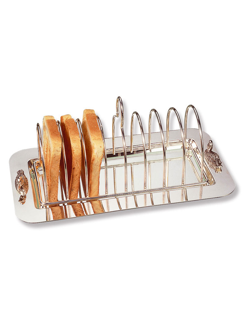 Alternatives Bild 2 zu Versilberte Kseplatte & Toaststnder