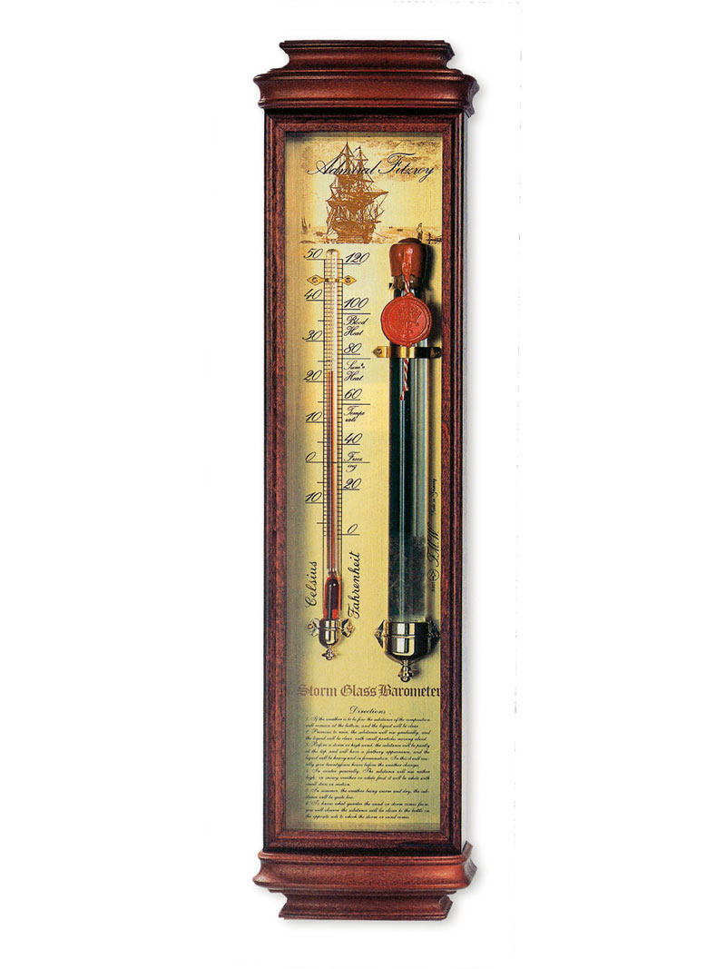 Admiral Fitzroys rätselhaftes 'Storm Glass Barometer'