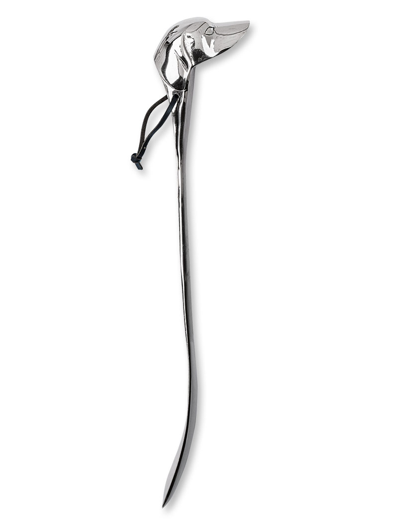 Produktbild zu Schuhanzieher mit Dackelkopf