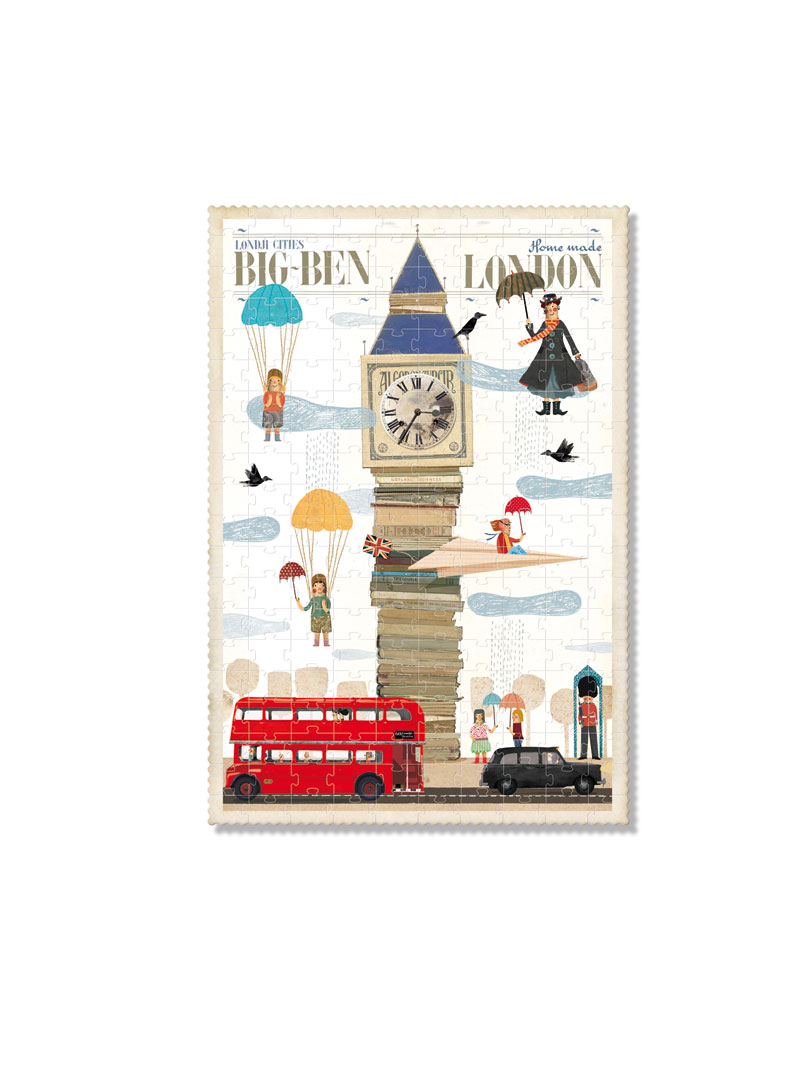 Produktbild zu Puzzle Big Ben 200 Teile