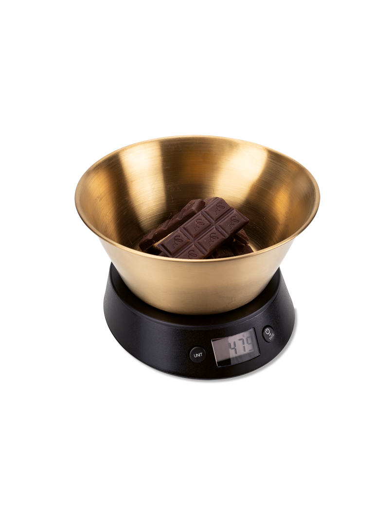 Produktbild zu K�chenwaage mit Edelstahlschale und LCD-Display