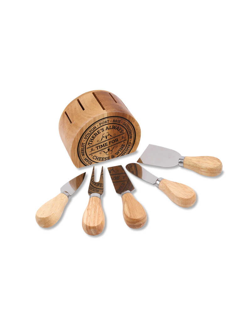 Alternatives Bild 1 zu Messerblock aus Holz mit 5 Ksemessern