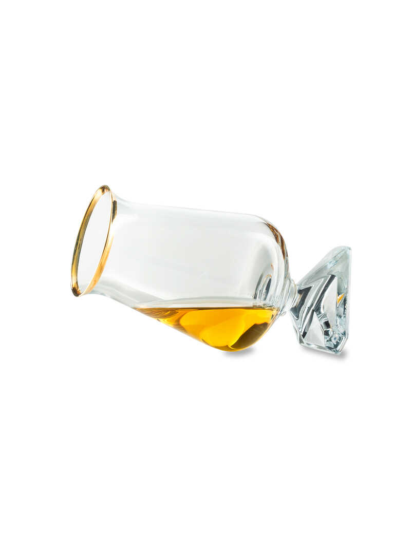 Alternatives Bild 1 zu Whiskyglas mit Goldrand