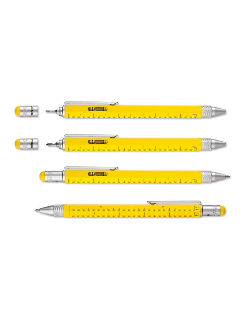 Alternatives Bild 1 zu Multifunktions-Kugelschreiber Construction in Gelb