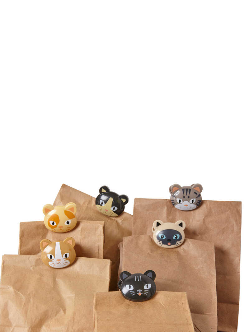 Alternatives Bild 1 zu Originelle Verschlussclips f�r T�ten Cat Bag Clips