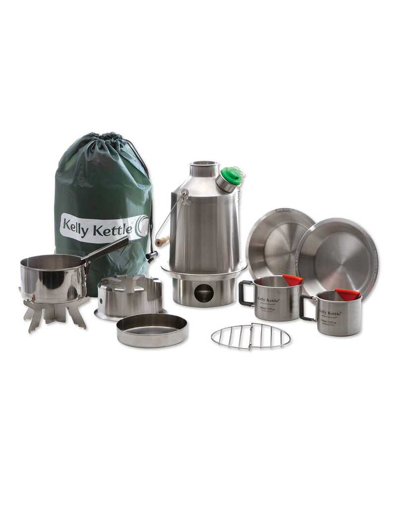 Produktbild zu Kelly Kettle Ultimate Scout Kit aus Edelstahl