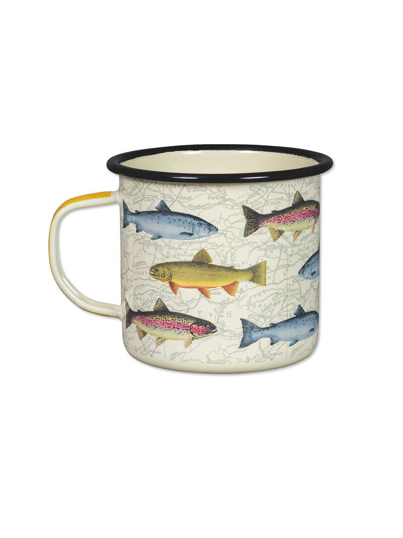 Produktbild zu Emaille-Becher Fish