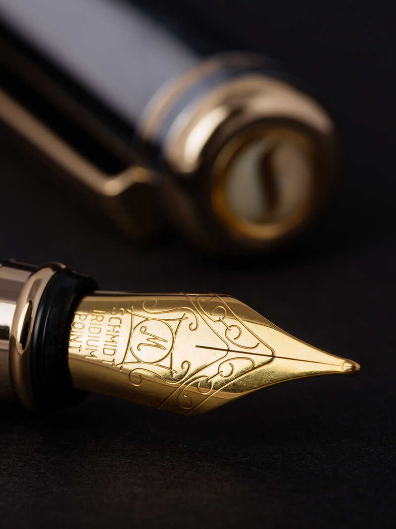 Alternatives Bild 2 zu Luxus-Fllfederhalter aus Messing mit Silber-Chrom-Finish