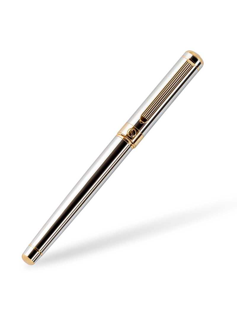 Alternatives Bild 3 zu Luxus-Fllfederhalter aus Messing mit Silber-Chrom-Finish