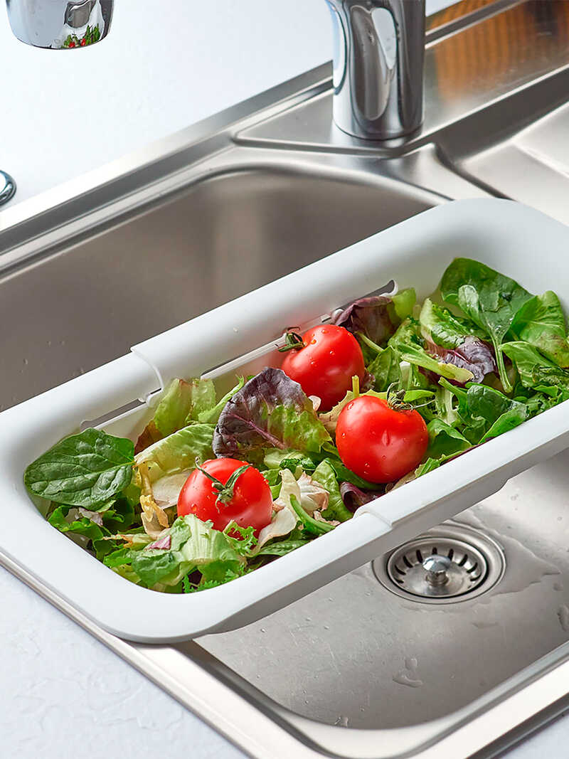 Produktbild zu Kleines Sp�lbeckensieb ausziehbar