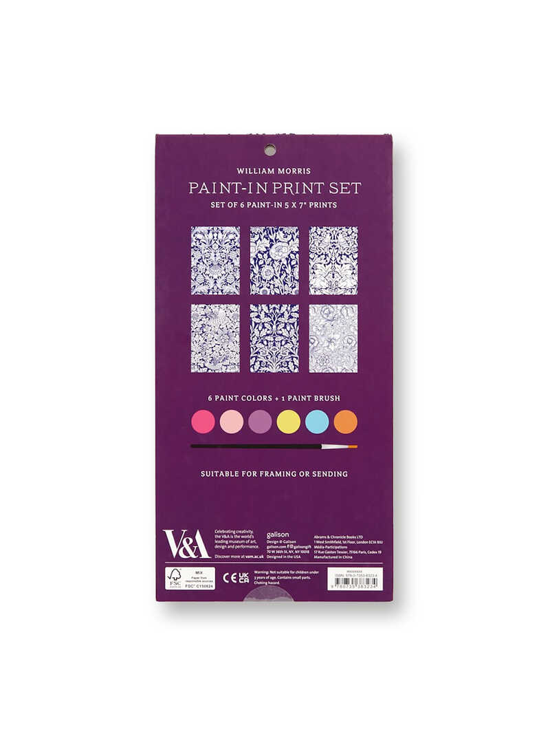 Alternatives Bild 2 zu Kartenset William Morris Paint-in print