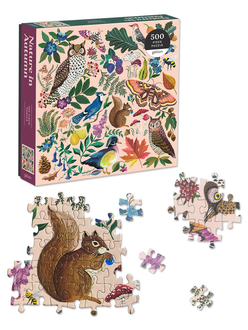 Produktbild zu 500-Teile-Puzzle Herbstwald
