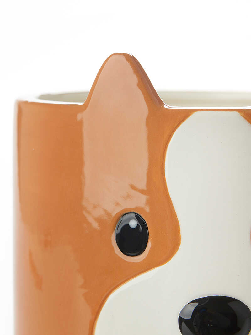 Alternatives Bild 3 zu Keramik-Blumentopf in Hundeform