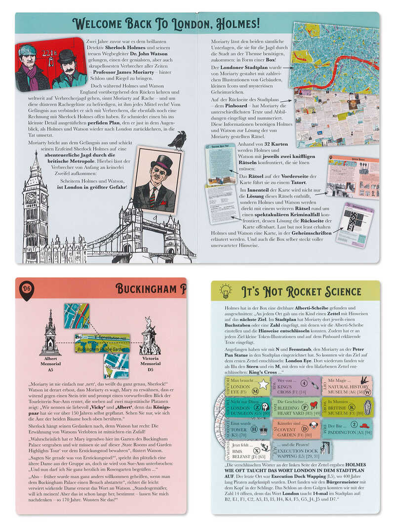Alternatives Bild 1 zu Sherlock und die Jagd durch London Denksport-Rtsel