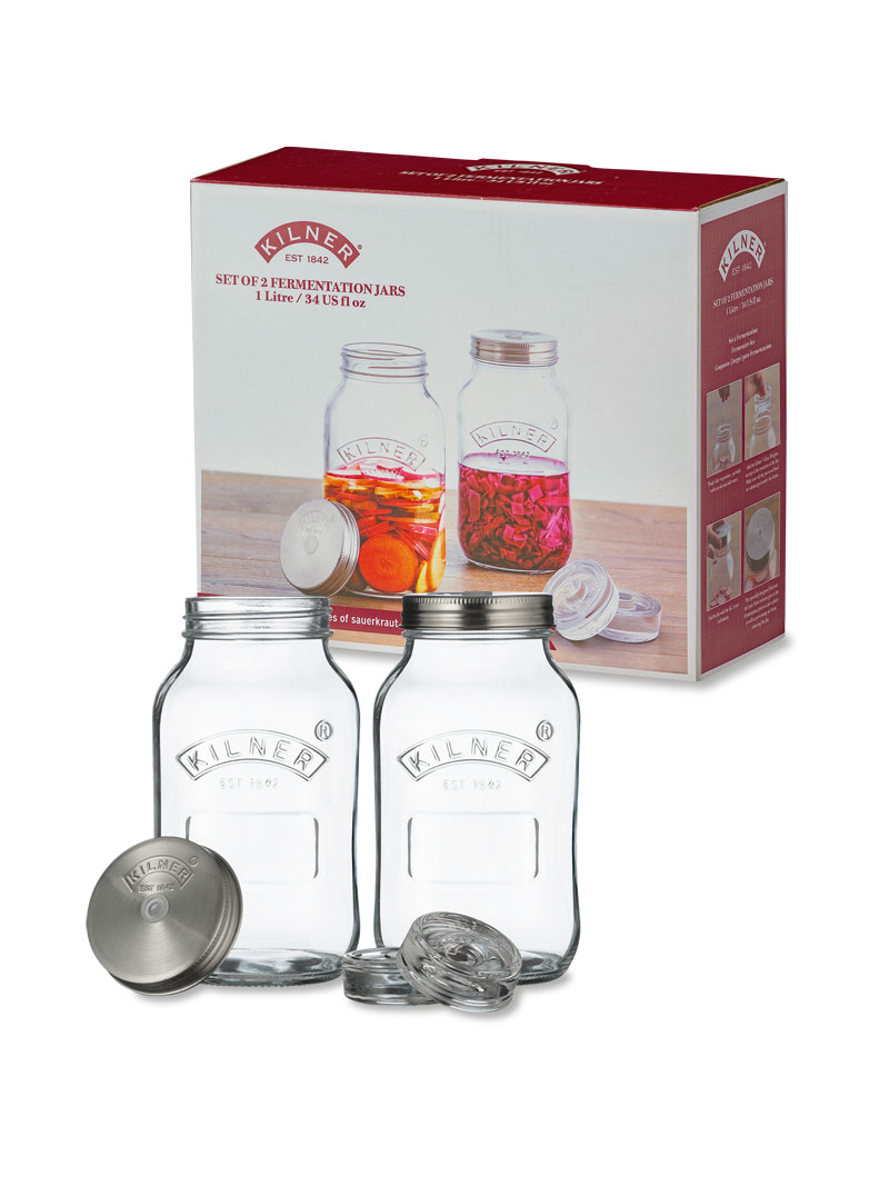 Produktbild zu 2 Fermentier-Gl�ser mit Zubeh�r