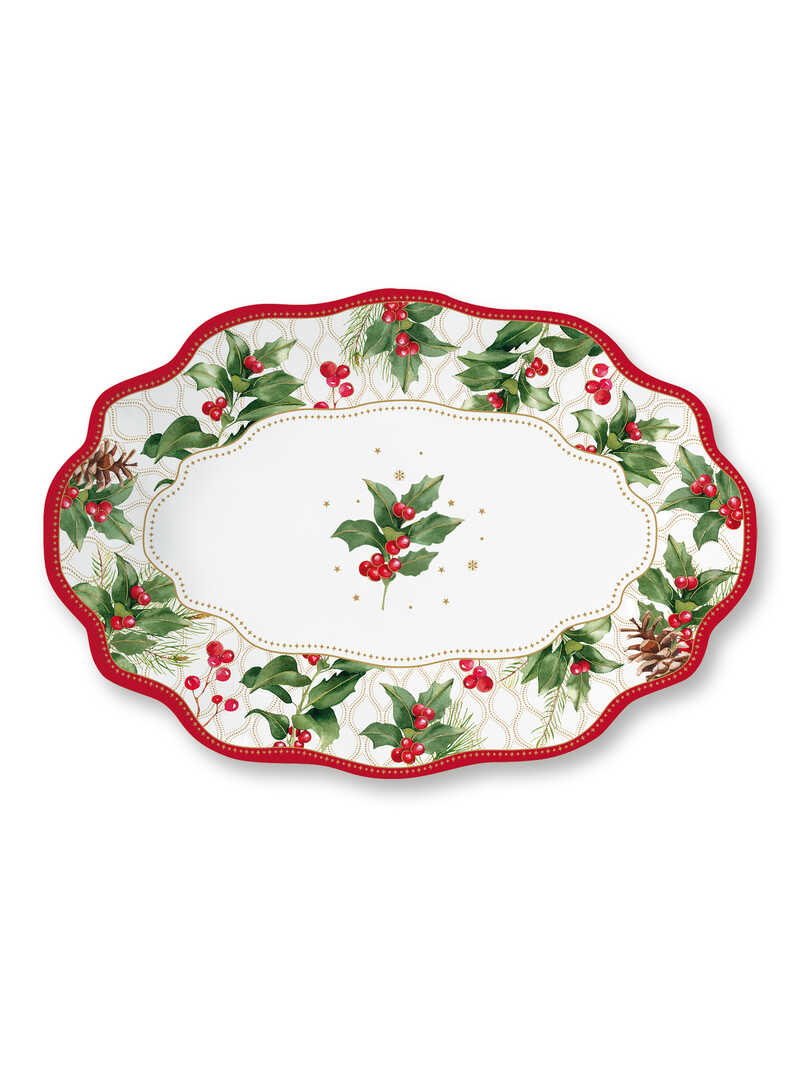 Alternatives Bild 2 zu Ovale Porzellan-Schale Christmas Berries