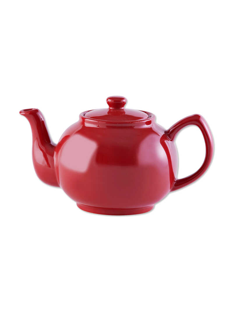 Produktbild zu Groe englische Teekanne Betty Red