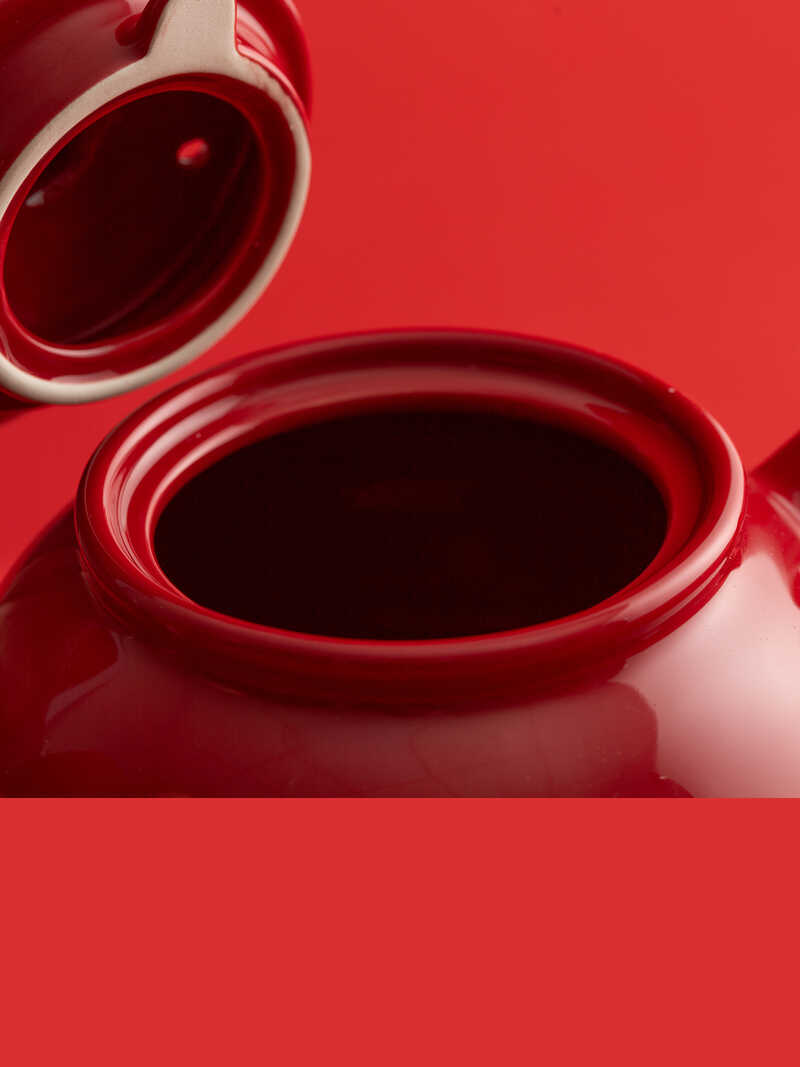 Alternatives Bild 3 zu Groe englische Teekanne Betty Red