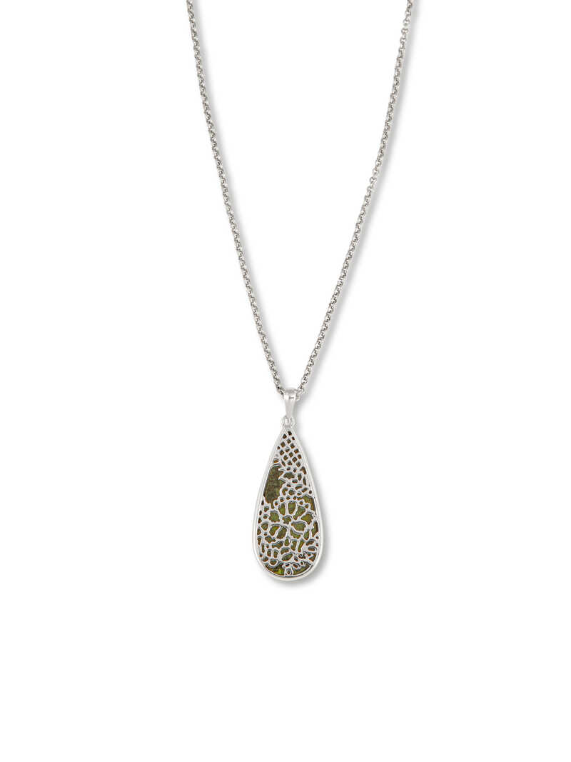 Irische Silberkette mit Connemara-Anhnger Glengarriff