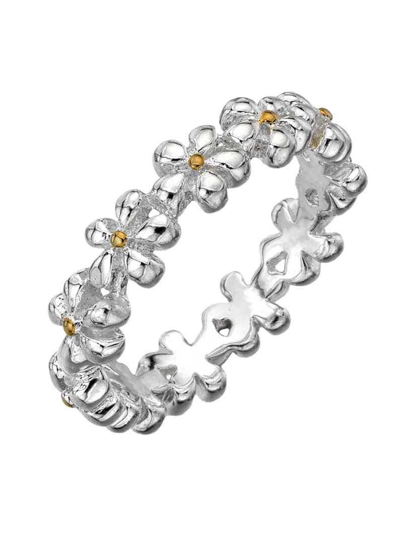 Produktbild zu Silberring G�nsebl�mchen