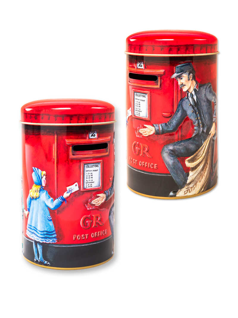 Produktbild zu Keksdose Spardose Post Box